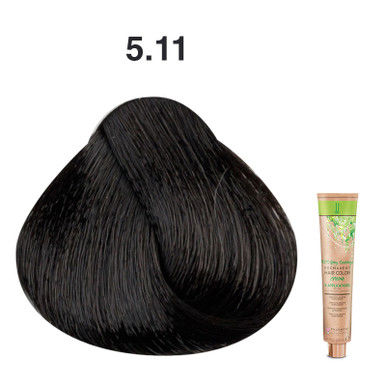 JJ's 100% Gray Coverage Permanent Hair Colour Cream 100ml - 5.11 5AA Intense Ash Light Brown_thumbnail_0