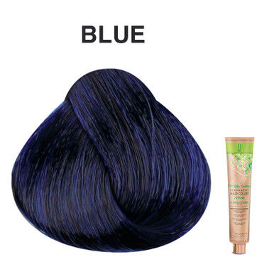 JJ's 100% Gray Coverage Permanent Hair Colour Cream 100ml - B Blue_thumbnail_0