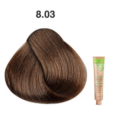 JJ's 100% Gray Coverage Permanent Hair Colour Cream 100ml - 8.03 Warm Natural Light Blonde_thumbnail_0