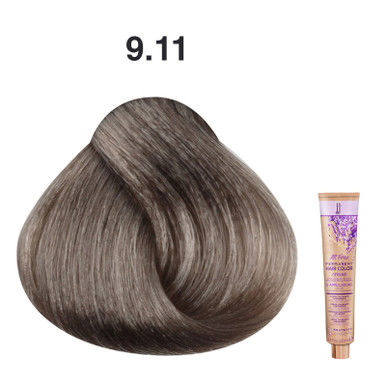 JJ's All Free Permanent Hair Colour Cream 100ml - 9.11 Intense Ash Very Light Blonde_thumbnail_0