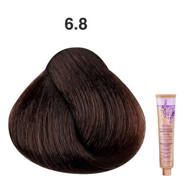 JJ's All Free Permanent Hair Colour Cream 100ml - 6.8 Chocolate Dark Blonde_thumbnail_0