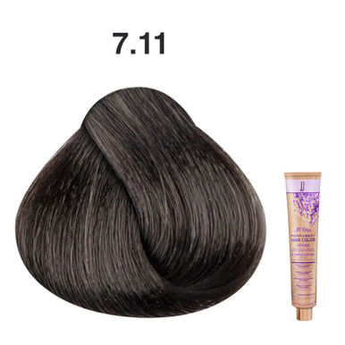 JJ's All Free Permanent Hair Colour Cream 100ml - 7.11 Intense Ash Medium Blonde_thumbnail_0