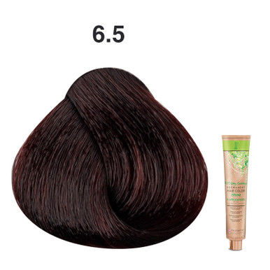 JJ's 100% Gray Coverage Permanent Hair Colour Cream 100ml - 6.5 Mahogany Dark Blonde_thumbnail_0