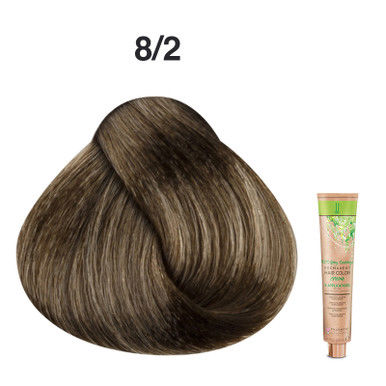 JJ's 100% Gray Coverage Permanent Hair Colour Cream 100ml - 8/2 Matte Light Blonde_thumbnail_0