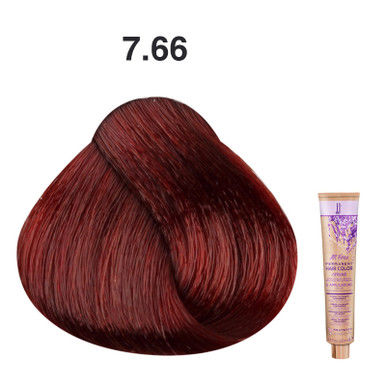 JJ's All Free Permanent Hair Colour Cream 100ml - 7.66 Intense Red Medium Blonde_thumbnail_0