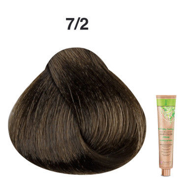 JJ's 100% Gray Coverage Permanent Hair Colour Cream 100ml - 7/2 Matte Medium Blonde_thumbnail_0