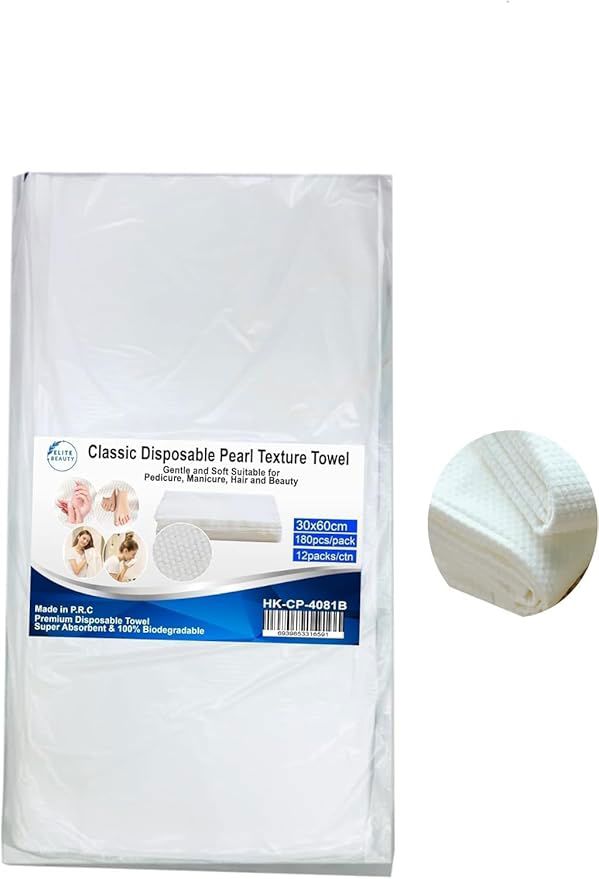 Elite Disposable Manicure/Pedicure Pearl Texture Towel 30cm x 60cm 