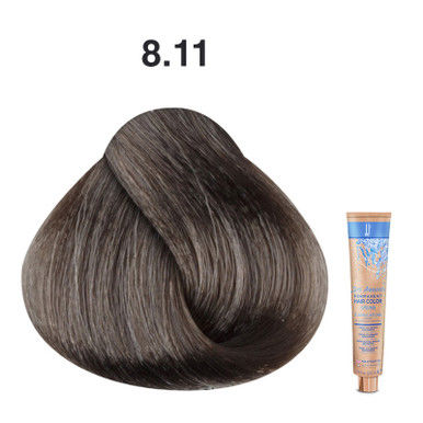 JJ's Zero Ammonia Permanent Hair Colour Cream 100ml - 8.11 Intense Ash Light Blonde_thumbnail_0