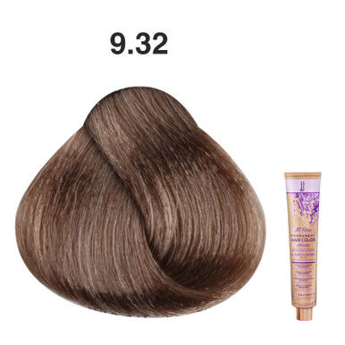 JJ's All Free Permanent Hair Colour Cream 100ml - 9.32 Warm Beige Very Light Blonde_thumbnail_0