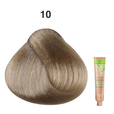 JJ's 100% Gray Coverage Permanent Hair Colour Cream 100ml - 10 10N Ultra Light Blonde_thumbnail_0