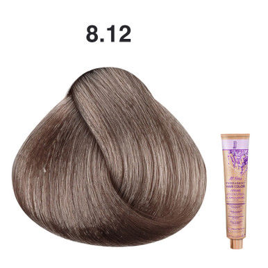 JJ's All Free Permanent Hair Colour Cream 100ml - 8.12 Ash Pearl Light Blonde_thumbnail_0