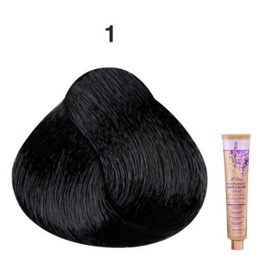 JJ's All Free Permanent Hair Colour Cream 100ml - 1 Black_thumbnail_0