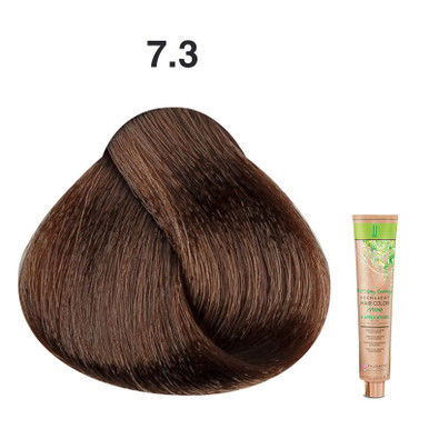JJ's 100% Gray Coverage Permanent Hair Colour Cream 100ml - 7.3 Golden Medium Blonde_thumbnail_0