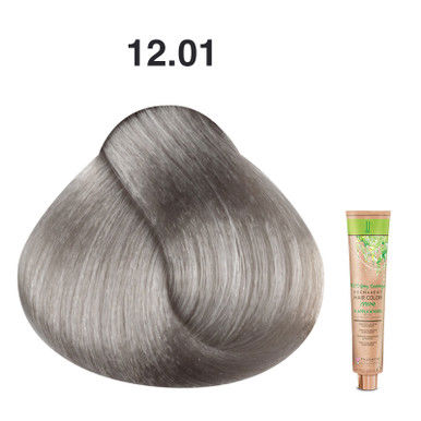 JJ's 100% Gray Coverage Permanent Hair Colour Cream 100ml - 12.01 Super Platinum Ash Blonde_thumbnail_0