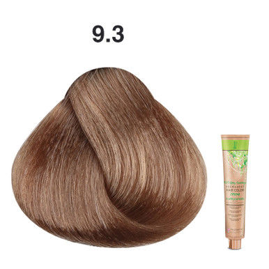 JJ's 100% Gray Coverage Permanent Hair Colour Cream 100ml - 9.3 Golden Very Light Blonde_thumbnail_0