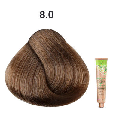 J's 100% Gray Coverage Permanent Hair Colour Cream 100ml - 8.0 Cool Natural Light Blonde_thumbnail_0