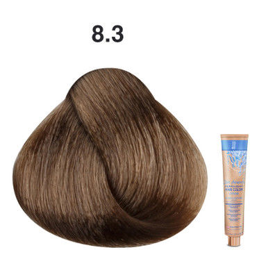 JJ's Zero Ammonia Permanent Hair Colour Cream 100ml - 8.3 8G Golden Light Blond_thumbnail_0