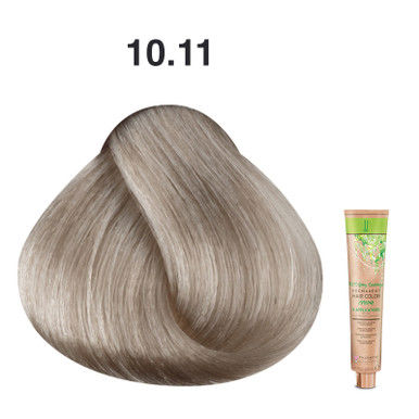 JJ's 100% Gray Coverage Permanent Hair Colour Cream 100ml - 10.11 10AA Intense Ash Ultra Light Blonde_thumbnail_0