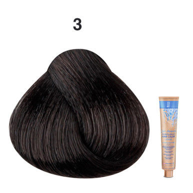 JJ's Zero Ammonia Permanent Hair Colour Cream 100ml - 3 3N Dark Brown_thumbnail_0
