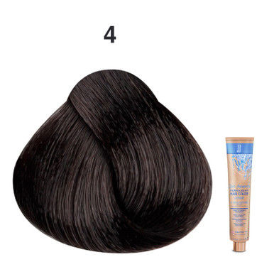 JJ's Zero Ammonia Permanent Hair Colour Cream 100ml - 4 4N Medium Brown_thumbnail_0