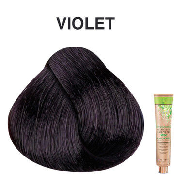 JJ's 100% Gray Coverage Permanent Hair Colour Cream 100ml - V Violet_thumbnail_0