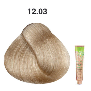 JJ's 100% Gray Coverage Permanent Hair Colour Cream 100ml - 12.03 Super Platinum Golden Blonde_thumbnail_0