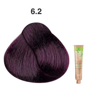 JJ's 100% Gray Coverage Permanent Hair Colour Cream 100ml - 6.2 Violet Dark Blonde_thumbnail_0