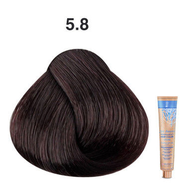 JJ's Zero Ammonia Permanent Hair Colour Cream 100ml - 5.8 Chocolate Light Brown_thumbnail_0