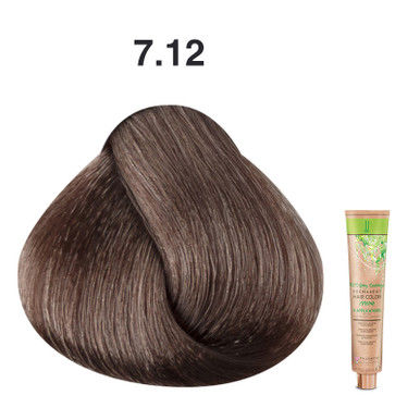 JJ's 100% Gray Coverage Permanent Hair Colour Cream 100ml - 7.12 Ash Pearl Medium Blonde_thumbnail_0