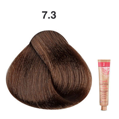 JJ's 10 Minutes Permanent Hair Colour Cream 100ml - 7.3 Golden Medium Blonde_thumbnail_0
