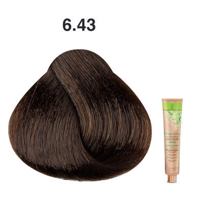 JJ's 100% Gray Coverage Permanent Hair Colour Cream 100ml - 6.43 Copper Gold Dark Blonde_thumbnail_0