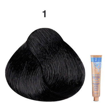 JJ's Zero Ammonia Permanent Hair Colour Cream 100ml - 1 1N Black_thumbnail_0